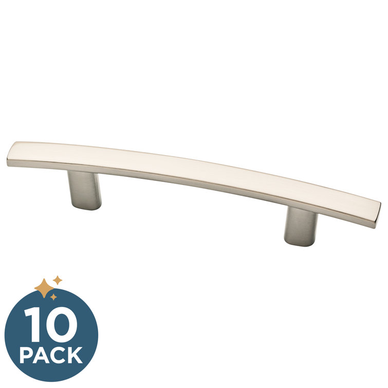 Satin Nickel Subtle Arch Cabinet Bar Handle Pulls Multipack
