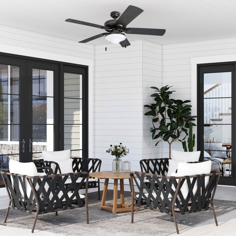 Belmar 52" Bronze Ceiling Fan with LED Light