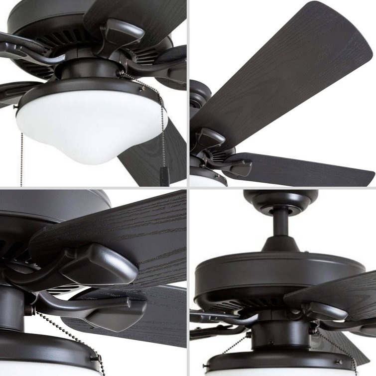 Belmar 52" Bronze Ceiling Fan with LED Light