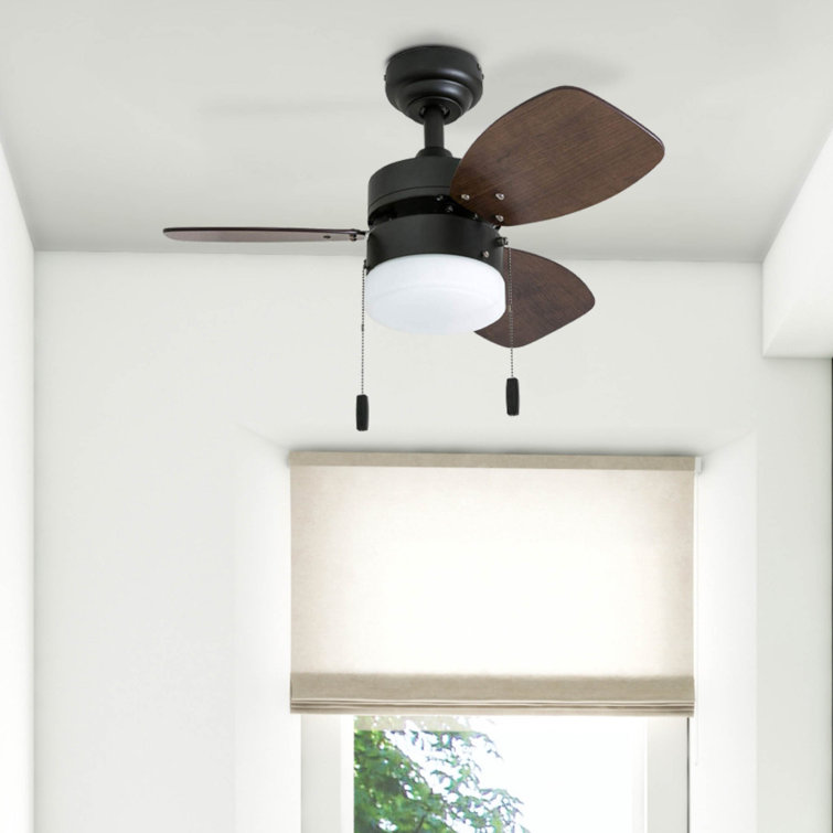 Ocean Breeze 30" Bronze LED Ceiling Fan with Reversible Blades