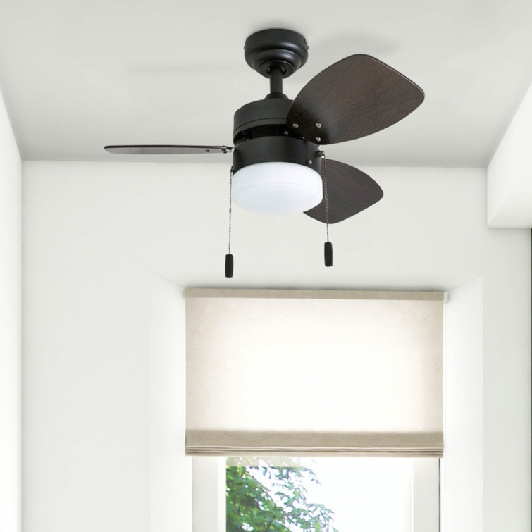 Ocean Breeze 30" Bronze LED Ceiling Fan with Reversible Blades