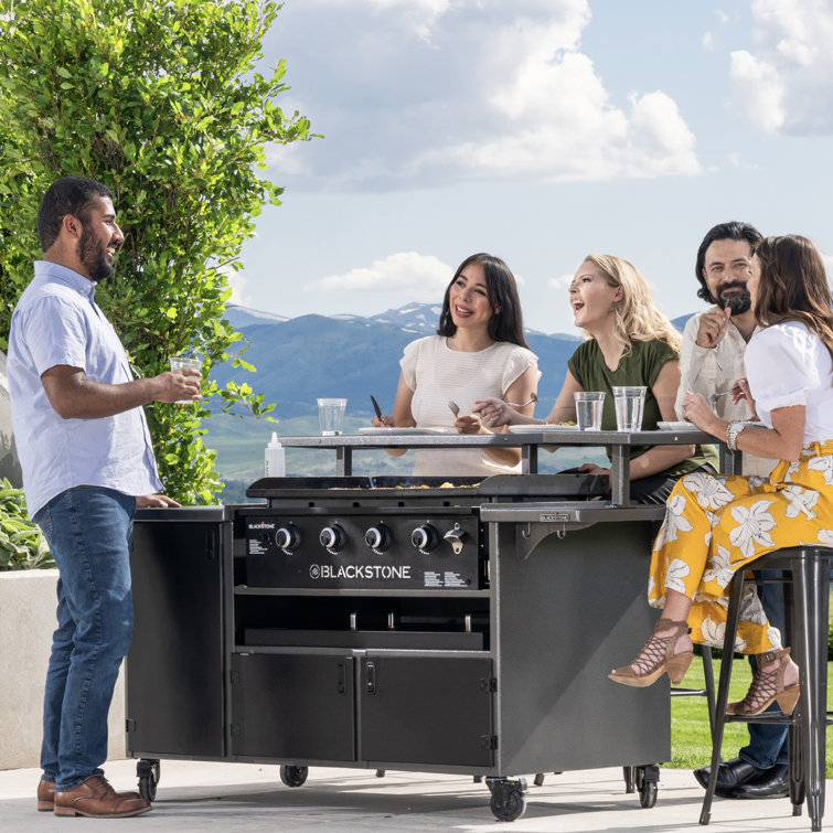 Blackstone 36" Stainless Steel 4-Burner Propane Griddle Table