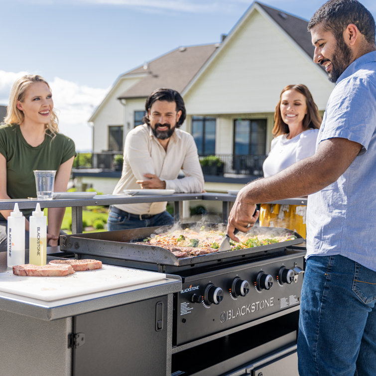 Blackstone 36" Stainless Steel 4-Burner Propane Griddle Table