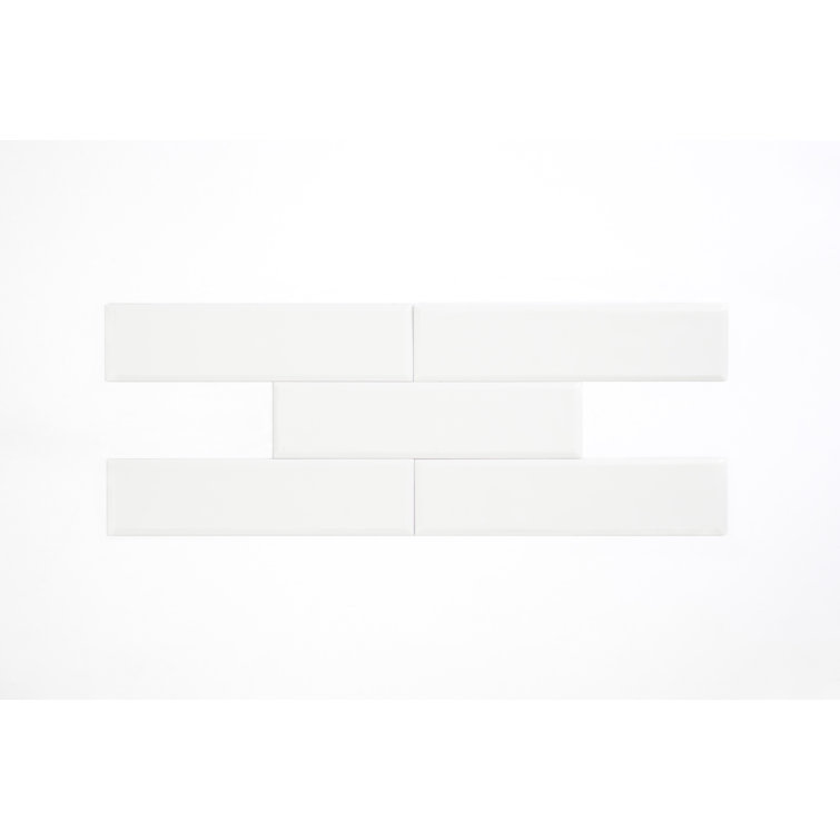 Cream Matte Ceramic Subway Wall Tile 3x12 for Kitchen and Bathroom