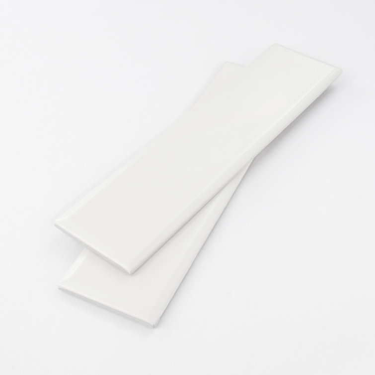 Cream Matte Ceramic Subway Wall Tile 3x12 for Kitchen and Bathroom