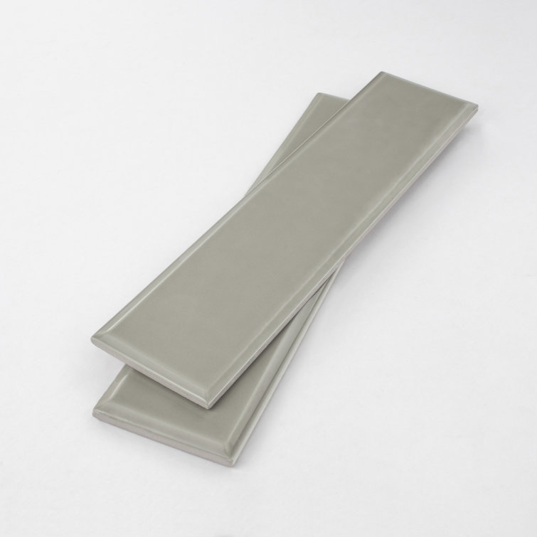 Greige Gloss 3x12 Ceramic Subway Wall Tile