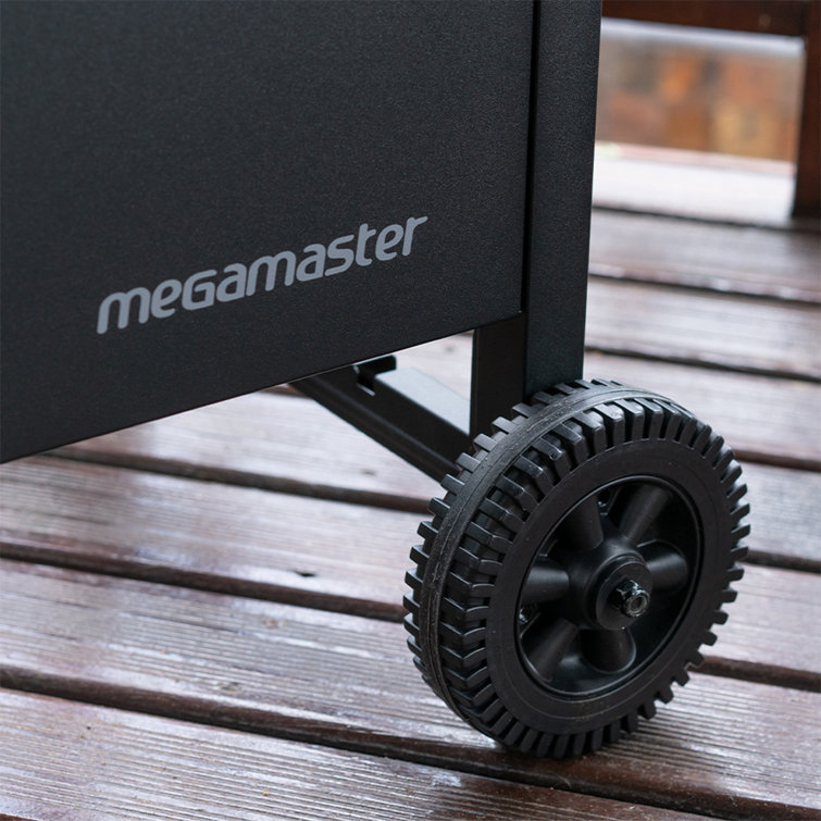 Megamaster 3-Burner Black and Silver Propane Gas Grill