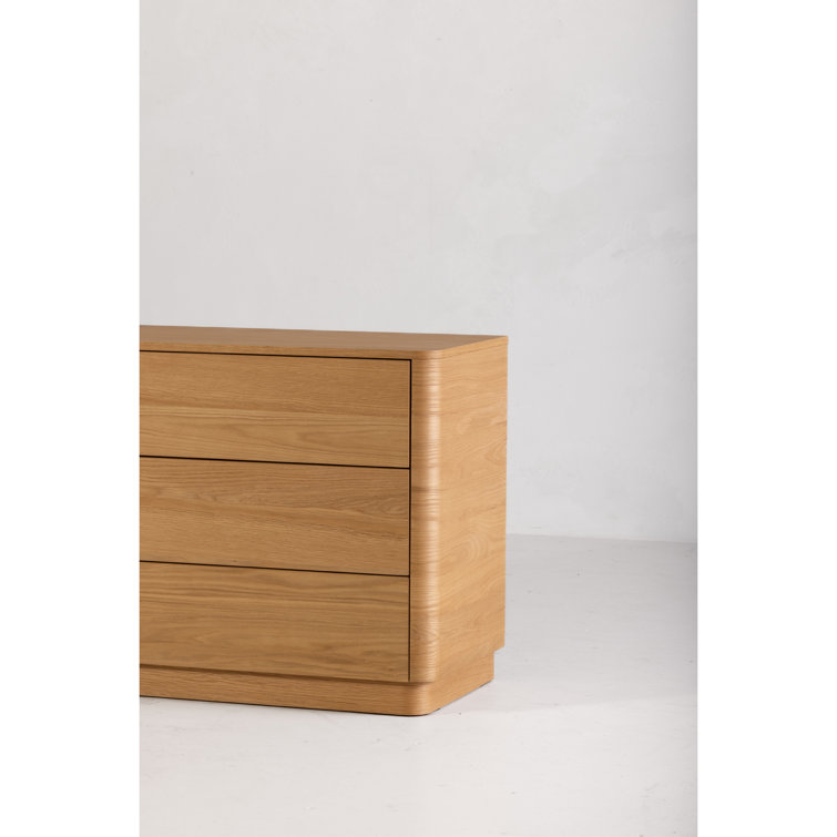 Oak Double Dresser with Soft Close Drawers
