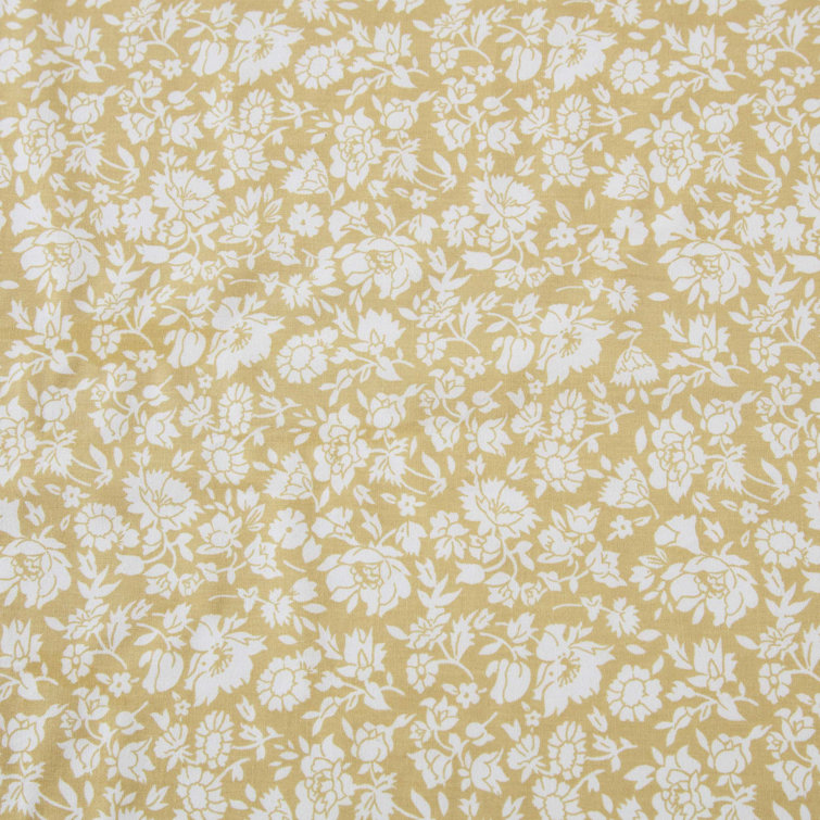 Norella Pink Floral Cotton Percale Full Sheet Set