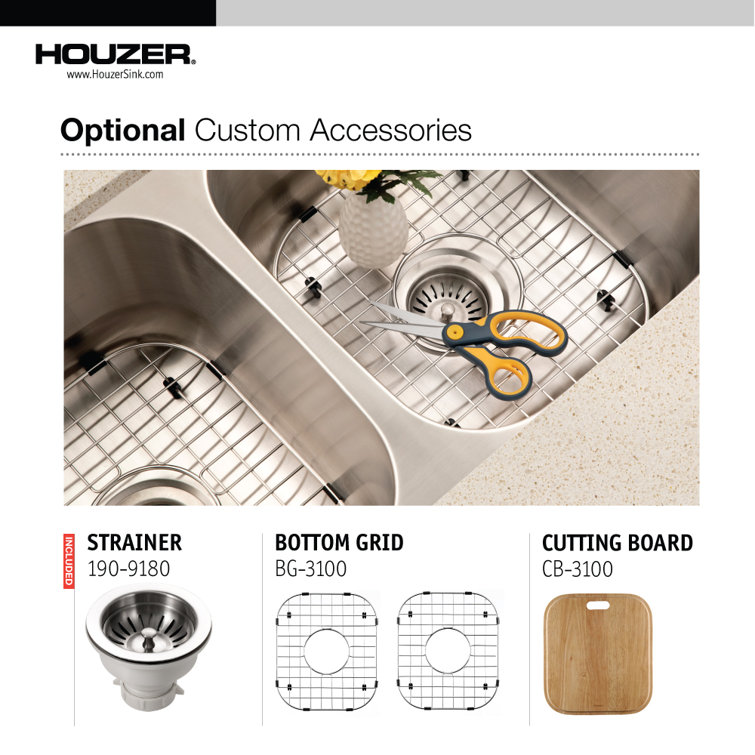 Medallion Classic Stainless Steel Double Bowl Kitchen Sink