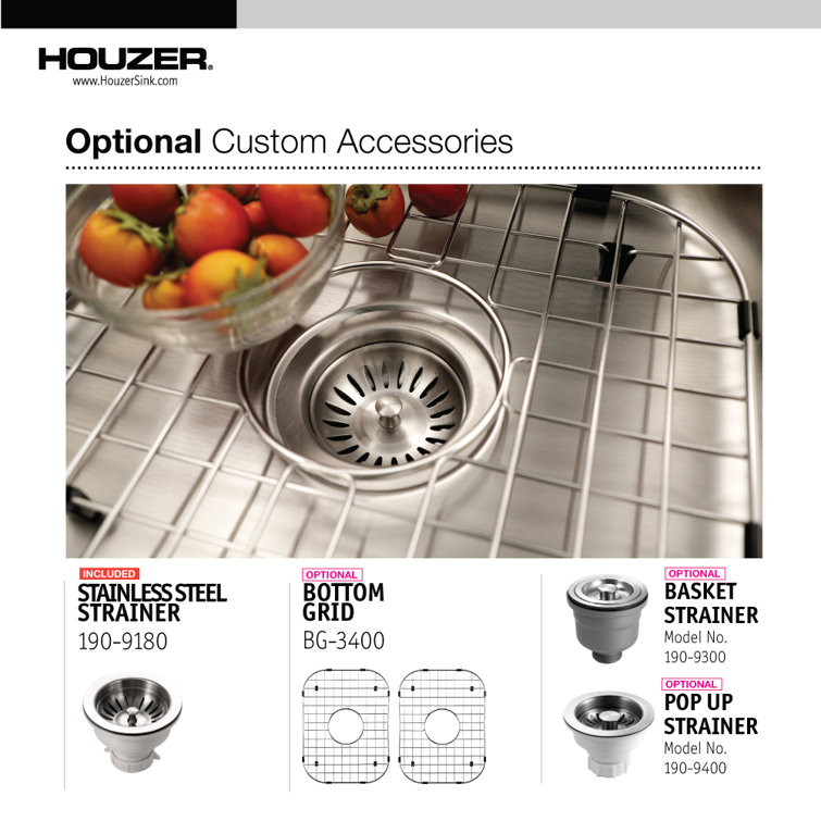 Medallion Gourmet 31.5'' Stainless Steel Double Bowl Kitchen Sink