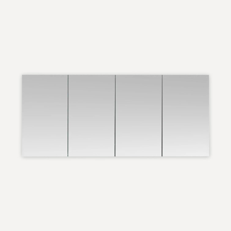 Royale 72-Inch Wide LED Medicine Cabinet with Mirrors