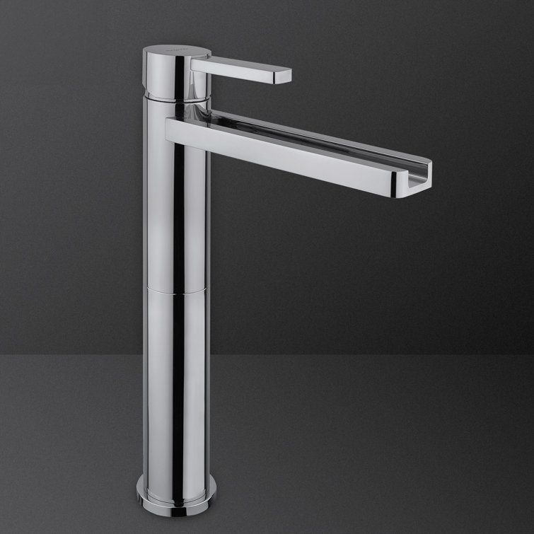 Polished Chrome Modern Single-Handle Waterfall Bathroom Faucet