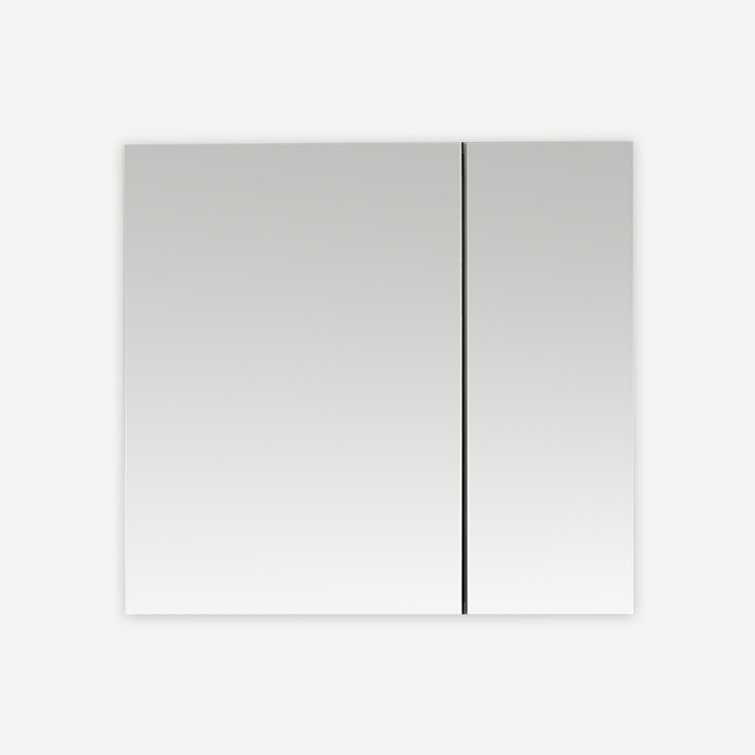 Royale 30" Silver Aluminum Medicine Cabinet with LED Mirror
