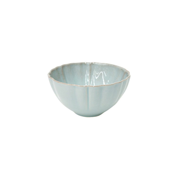 Turquoise Ceramic Soup and Cereal Bowl Set