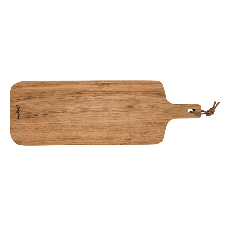 Small Oak Wood Cutting and Serving Board with Handle
