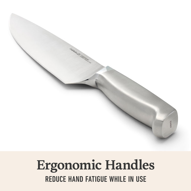 Premier by Calphalon  15-Piece Knife Set with SharpIN EdgeTech, Stainless Steel Handles