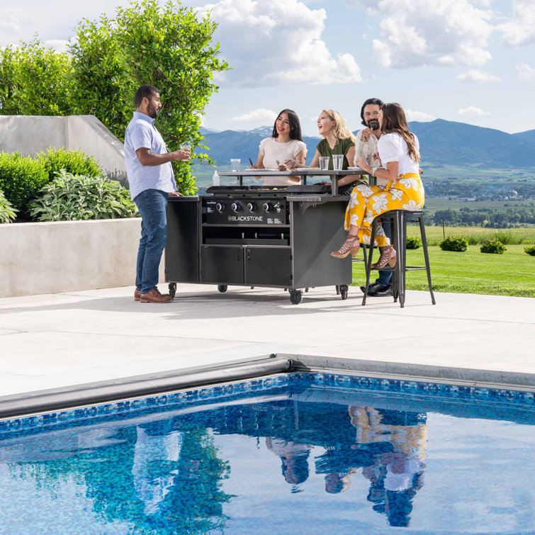 Blackstone 36" Stainless Steel 4-Burner Propane Griddle Table
