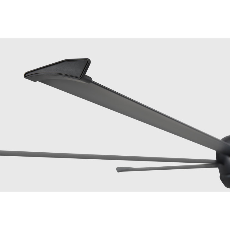 Turbo6 Black Powdered Aluminum 60" Smart Ceiling Fan with Remote