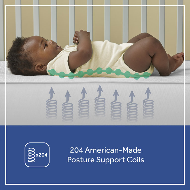 Sealy Baby Posturepedic Grace 2-Stage Hybrid Crib Mattress