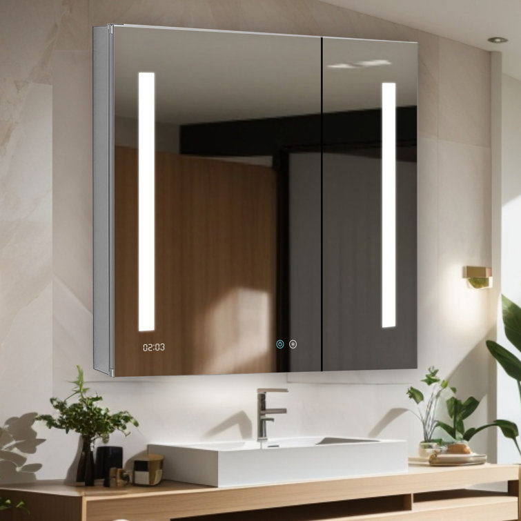 Signature Royale 36" x 36" LED Medicine Cabinet with Defogger
