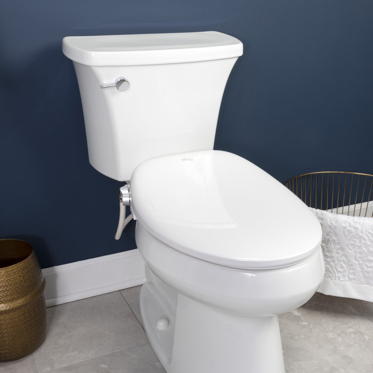 BB-500 White Heated Elongated Smart Bidet Toilet Seat
