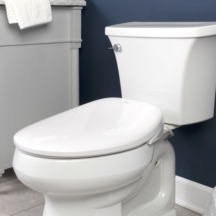 BB-500 White Heated Elongated Smart Bidet Toilet Seat