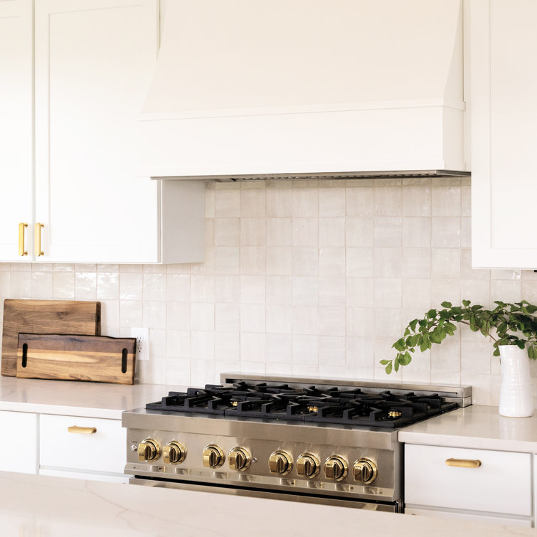 36" Stainless Steel and Gold Dual Fuel Range with Convection Oven