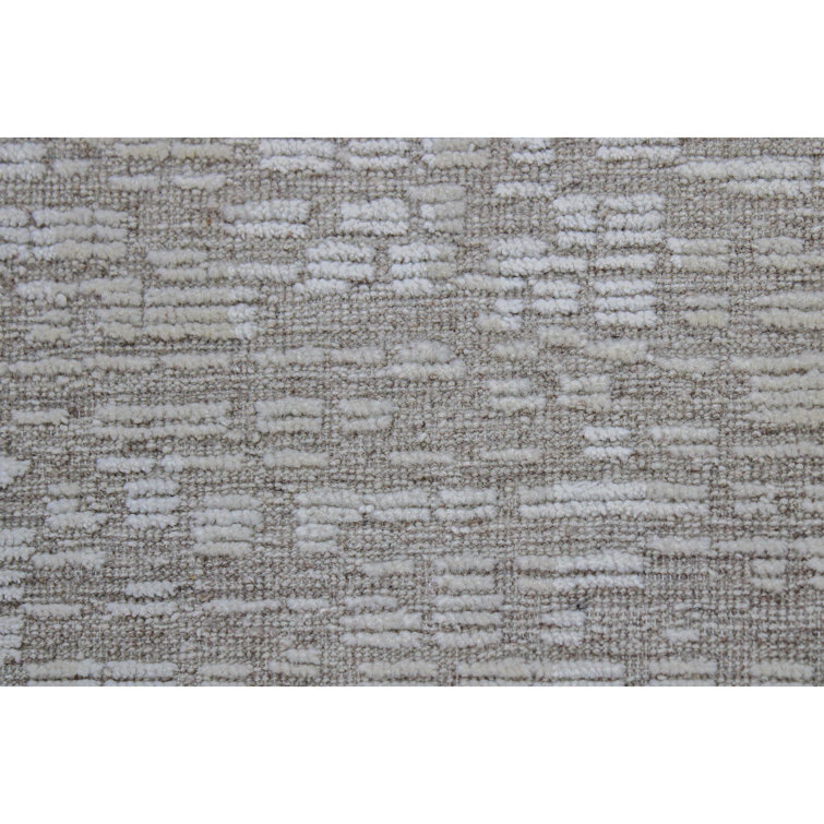 Marie Flanigan Hand-Knotted Plush Gray Wool 6' x 9' Rug