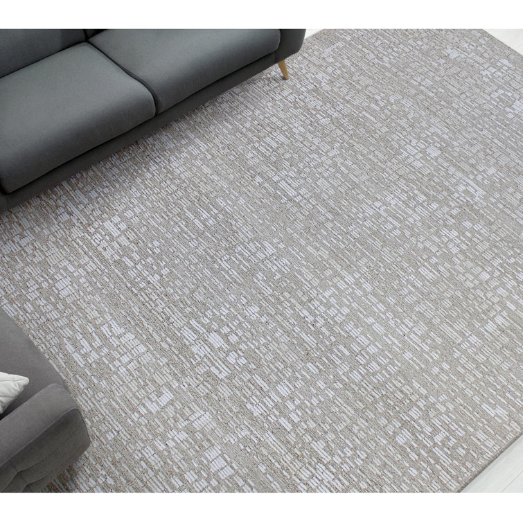Marie Flanigan Hand-Knotted Plush Gray Wool 6' x 9' Rug