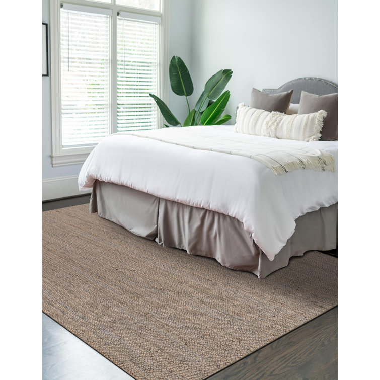 Gray Handmade Braided Reversible Indoor Rug, 9x12 ft