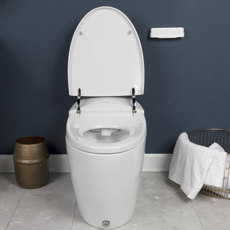 Discovery DLX White Elongated High Efficiency Bidet Toilet