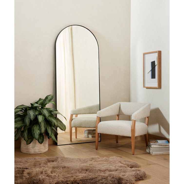 Alvarado Contemporary Full-Length Gold Mirror - 32x80 Inch
