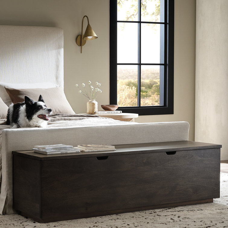 Duncan Modern Reclaimed Fruitwood 63'' Spacious Trunk