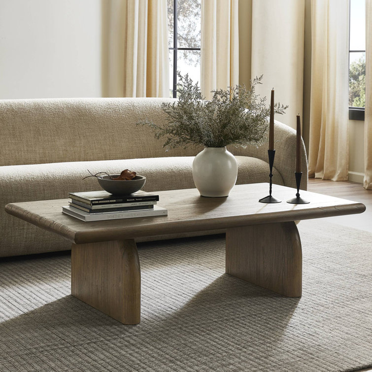 Sorrento Rectangular 54'' Brown Solid Oak Coffee Table