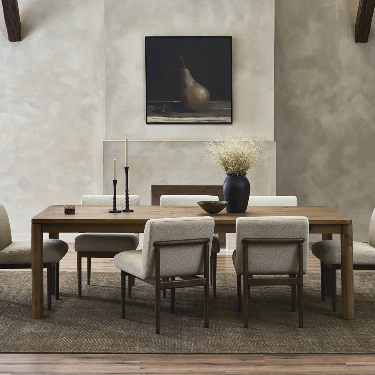 Noeline Light Worn Oak Extendable Dining Table