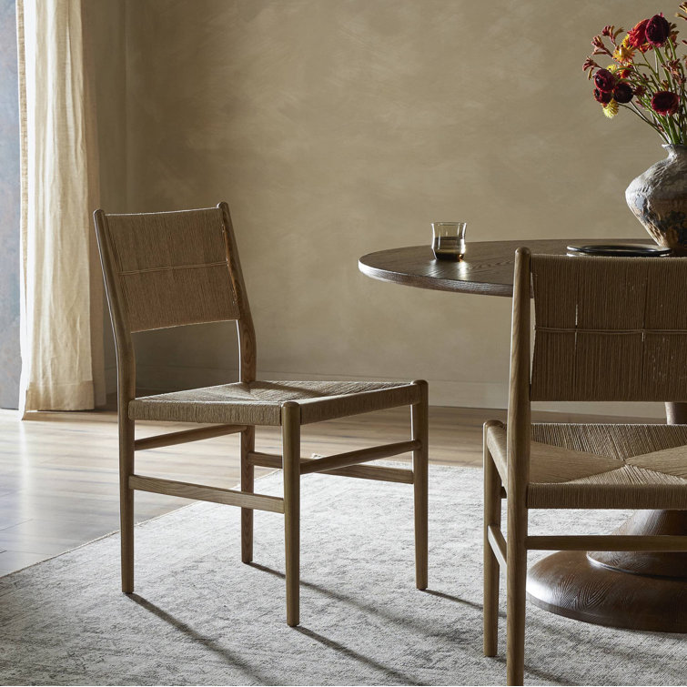 Amber Lewis Natural Paper Cord and Wood Dining Chair