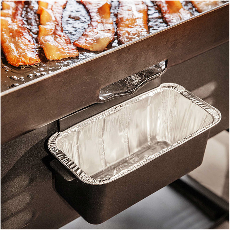 Disposable Rectangular Aluminum Grease Cup Liners, Pack of 30