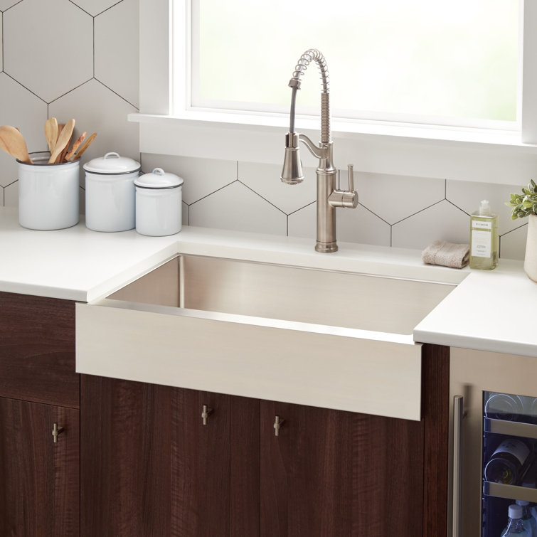 Hazelton 36" Stainless Steel Farmhouse Kitchen Sink