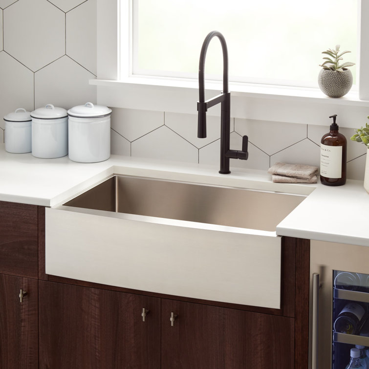 Fournier 36" Stainless Steel Apron Kitchen Sink
