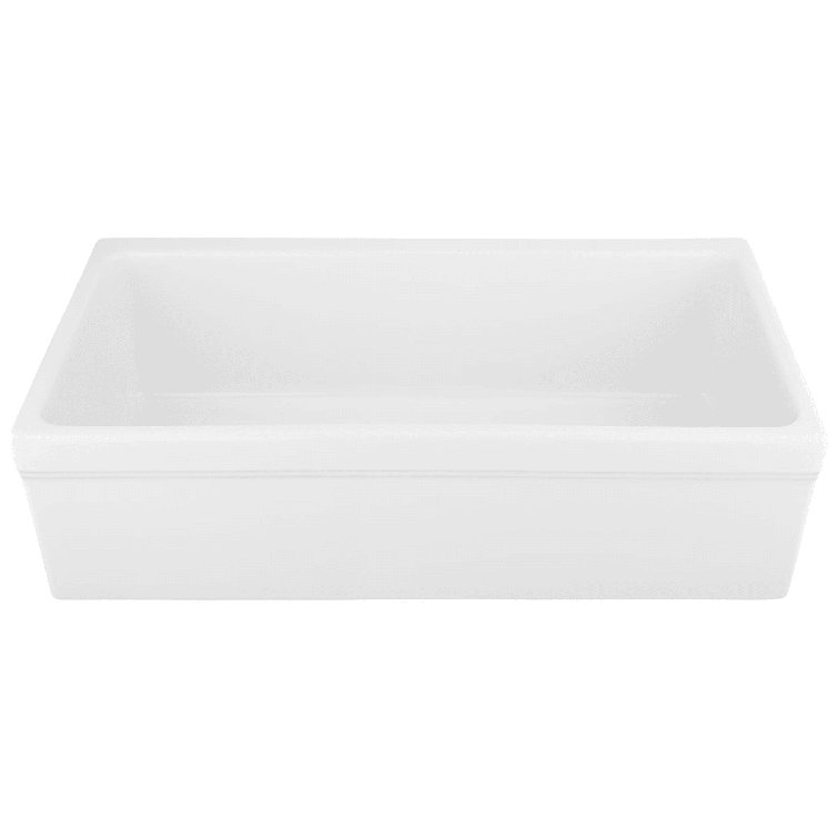 Gallo 36'' White Fireclay Farmhouse Apron Kitchen Sink