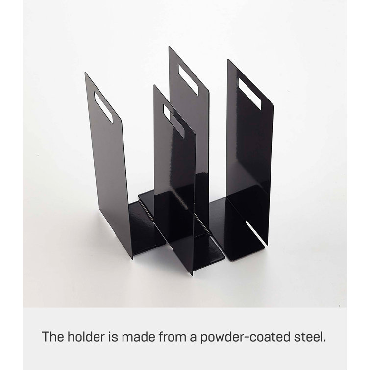 Black Steel Interlocking Towel Storage Organizer