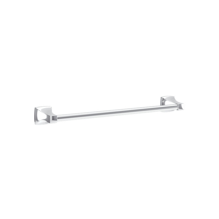 Polished Chrome 18 Inch Wall Mounted Towel Bar