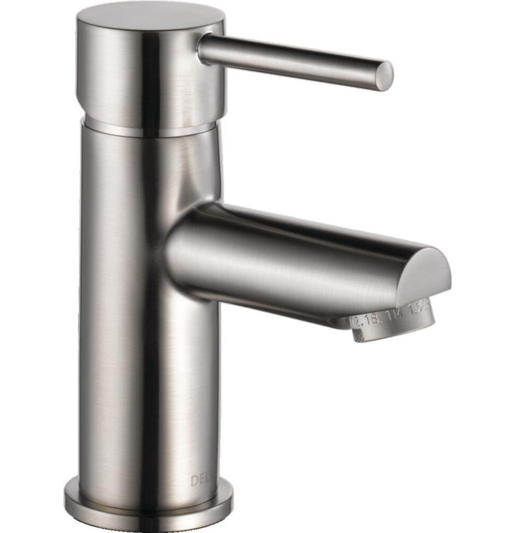 Modern Stainless Steel Single Hole Bathroom Faucet with ADA Compliance