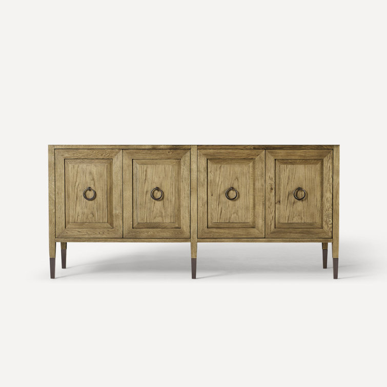 Willowmere 71" Weathered Oak Double Bathroom Vanity Base
