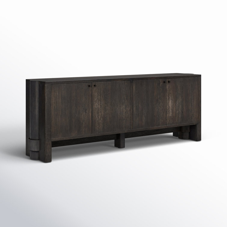 Arley 89'' Dark Brown Solid and Engineered Wood Sideboard