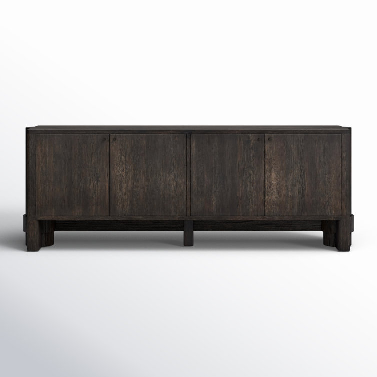 Arley 89'' Dark Brown Solid and Engineered Wood Sideboard