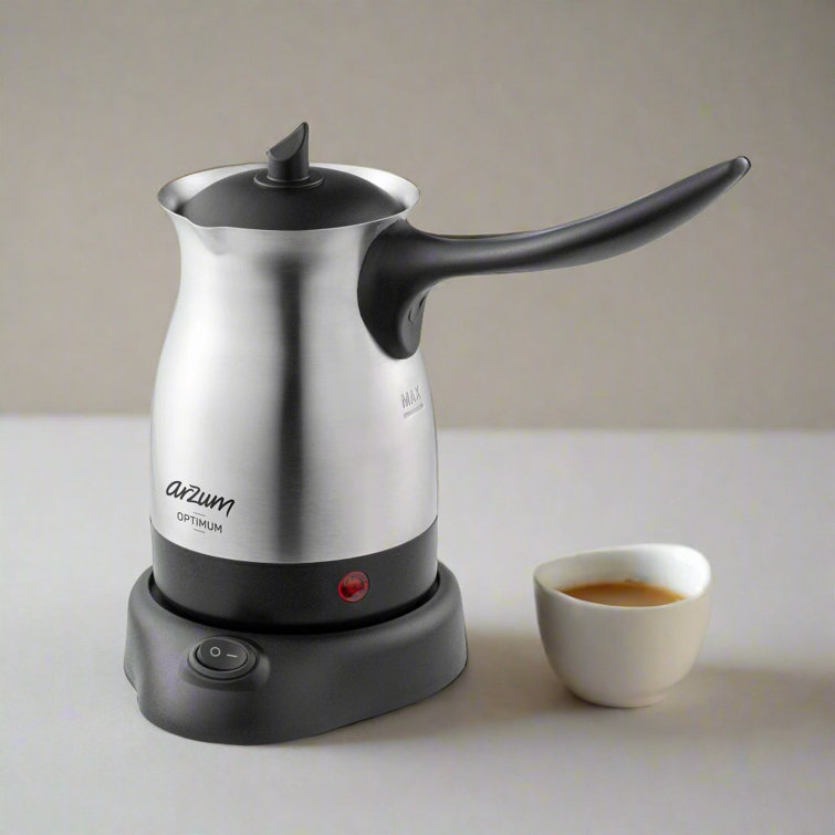 Arzum Stainless Steel Turkish Coffee Maker with Auto Shut-Off