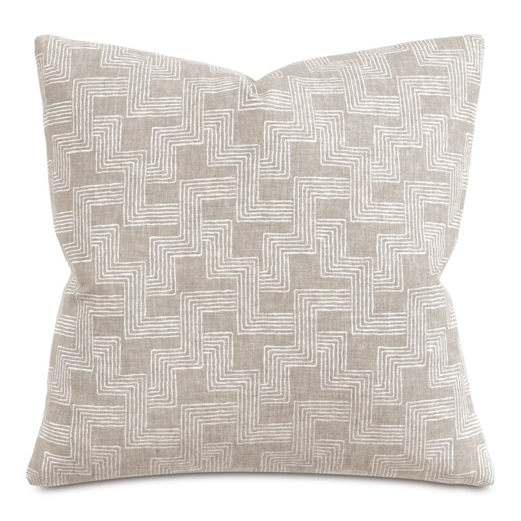 Odom Sand Maze Square Polyester Blend Decorative Pillow