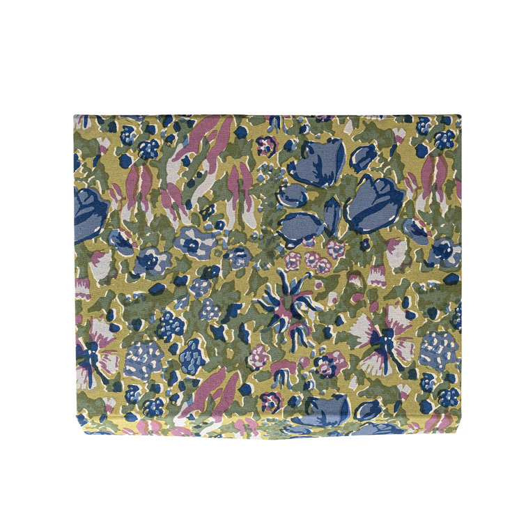 Hand Printed Floral Cotton Rectangular Decorative Box